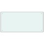 Protección salpicaduras cocina vidrio templado blanco 100x50 cm