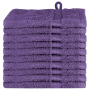 Toallitas 10 pcs Morado 15 x 21 cm Algodón