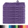 Toallitas 10 pcs Morado 15 x 21 cm Algodón