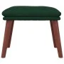 Fußhocker aus dunkelgrünem Stoff, 45 x 29,5 x 35 cm von vidaXL, Osmanen - Ref: Foro24-341462, Preis: 35,99 €, Rabatt: %