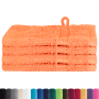 Toallitas 4 pcs Naranja 15 x 21 cm Algodón