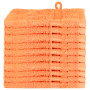 Toallitas 10 pcs Naranja 15 x 21 cm Algodón