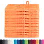 Toallitas 10 pcs Naranja 15 x 21 cm Algodón