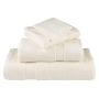 Toallitas 4 pcs Crema 15 x 21 cm Algodón