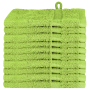 Toallitas 10 pcs Verde manzana 15 x 21 cm Algodón