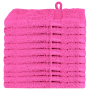 Toallitas 10 pcs Rosa 15 x 21 cm Algodón