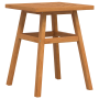 Juego Bistro de Jardín 3 pcs Marrón madera maciza de acacia