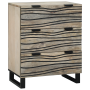 Juego de muebles de baño 3 pcs Blanco 180 x 33 x 75 cm