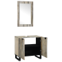 Juego de muebles de baño 2 pcs Blanco 62 x 33 x 58 cm