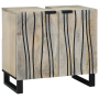 Juego de muebles de baño 4 pcs Madera Nuez 38 x 33 x 160 cm