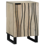 Juego de muebles de baño 4 pcs Madera Nuez 38 x 33 x 160 cm