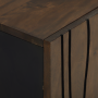 Juego de muebles de baño 3 pcs Madera Nuez 38 x 33 x 160 cm