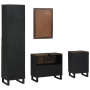 Juego de muebles de baño 4 pcs Blanco 38 x 33 x 160 cm