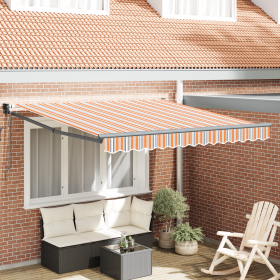 Toldo Retráctil Multicolor 300x250 cm Tela