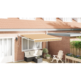 Toldo Retráctil Multicolor 300x250 cm Tela