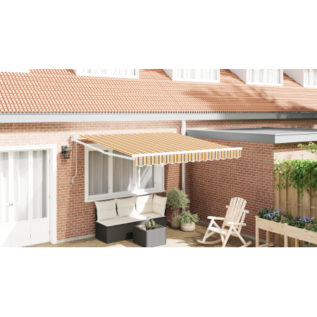 Toldo Retráctil Multicolor 300x250 cm Tela