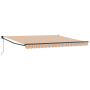 Toldo Retráctil Multicolor 400x300 cm Tela
