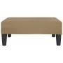 Reposapiés de cuero sintético capuchino 78x56x32 cm by vidaXL, Ottomans - Ref: Foro24-337714, Price: 49,09 €, Discount: %