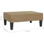 Reposapiés de cuero sintético capuchino 78x56x32 cm by vidaXL, Ottomans - Ref: Foro24-337714, Price: 49,09 €, Discount: %