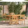 Conjunto de Comedor de Jardín 5 pcs Marrón