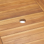Conjunto de Comedor de Jardín 5 pcs Marrón