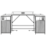 Escritorio Gris sonoma 182 x 101 x 87.5 cm Madera contrachapada