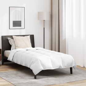 Edredón Otro con almohada 2 pcs Blanco 155 x 220 cm Plumas