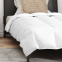 Edredón Otro con almohada 2 pcs Blanco 155 x 220 cm Plumas