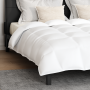 Edredón Otro con almohada 3 pcs Blanco 240 x 200 cm Plumas