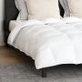 Edredón Otro con almohada 3 pcs Blanco 240 x 200 cm Plumas
