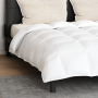 Edredón Otro con almohada 3 pcs Blanco 200 x 220 cm Plumas