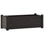 Arriate elevado de jardín PP gris antracita 100x43x35 cm