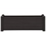 Arriate elevado de jardín PP gris antracita 100x43x35 cm