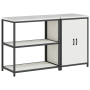 Juego de Almacenamiento de Cocina 2 pcs Blanco 150 x 50 x 92 cm