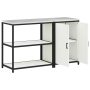 Juego de Almacenamiento de Cocina 2 pcs Blanco 150 x 50 x 92 cm