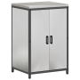 Juego de Almacenamiento de Cocina 2 pcs Plata 150 x 50 x 92 cm