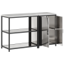 Juego de Almacenamiento de Cocina 2 pcs Plata 150 x 50 x 92 cm