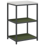 Juego de Almacenamiento de Cocina con estante 2 pcs Verde Oliva