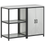 Juego de Almacenamiento de Cocina 2 pcs Plata 120 x 50 x 92 cm