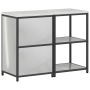 Juego de Almacenamiento de Cocina 2 pcs Plata 120 x 50 x 92 cm