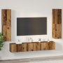 Conjunto de mueble de TV con estante Otro 7 pcs Madera