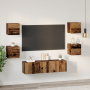Conjunto de mueble de TV Otro 6 pcs Madera envejecida