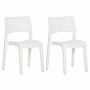 Gartenstühle 2 Einheiten aus weißem Polypropylen von vidaXL, Gartenstühle - Ref: Foro24-317729, Preis: 84,43 €, Rabatt: %