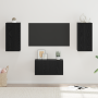 Conjunto de mueble de TV 3 pcs Roble negro 60 x 30 x 30.5 cm