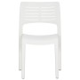 Sillas de jardín 2 unidades polipropileno blanco