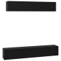 Conjunto de mueble de TV Otro 5 pcs Roble negro 80 x 30 x 30 cm