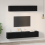 Conjunto de mueble de TV Otro 5 pcs Roble negro 80 x 30 x 30 cm