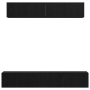 Conjunto de mueble de TV Otro 5 pcs Roble negro 80 x 30 x 30 cm