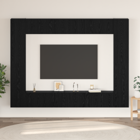 Conjunto de mueble de TV con estante con almacenamiento con