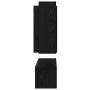 Juego de muebles de TV 4 pcs Roble negro 30.5 x 30 x 90 cm